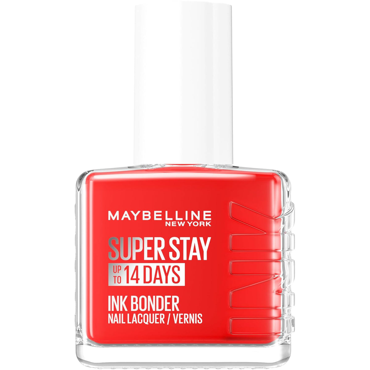 Maybelline New York - Esmalte de uñas coloreado de larga duración - colores intensos y pigmentados - Fortalece las uñas dañadas - Superstay Ink Bonder - Tono: Blood Orange 493 - 12 ml