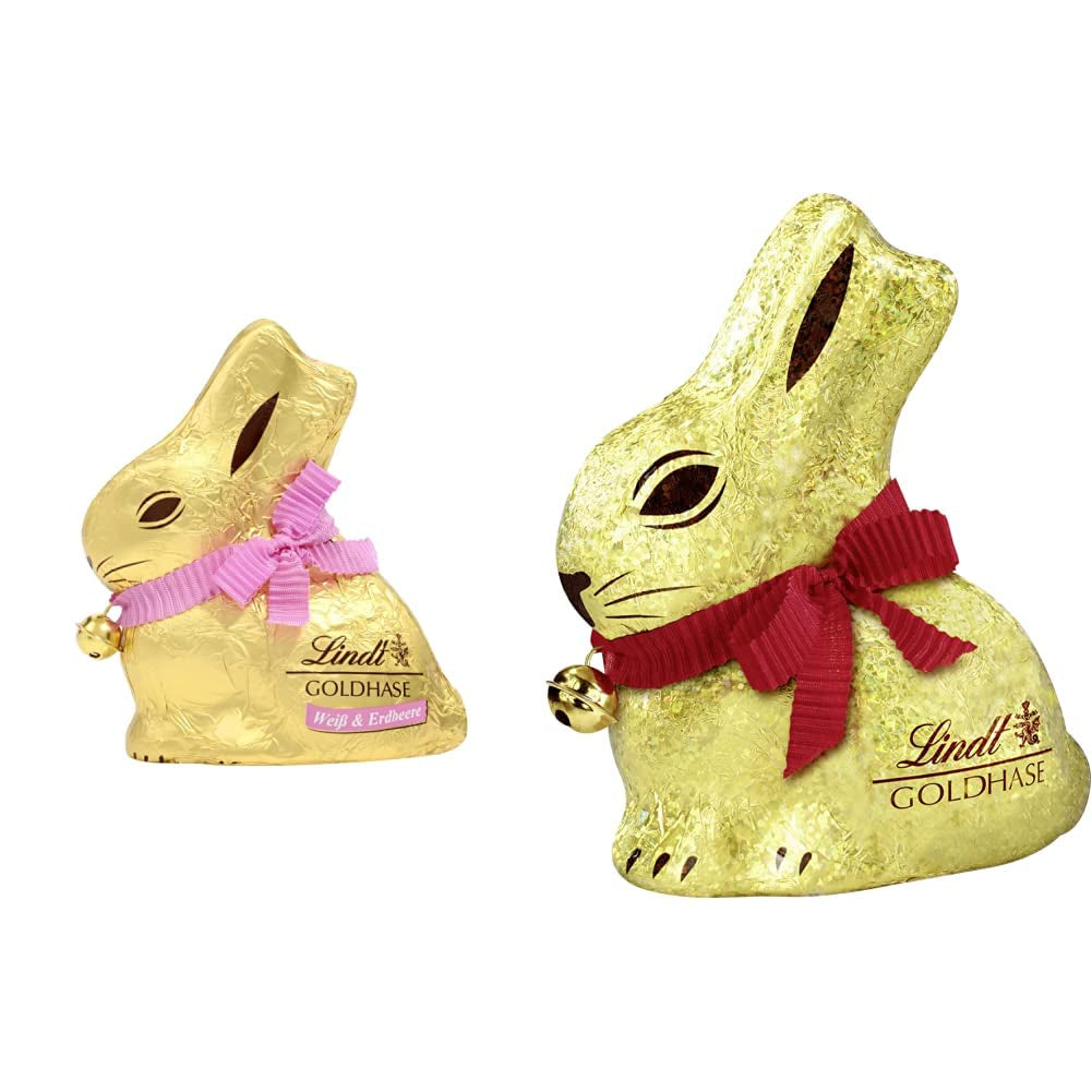 CONEJITO DORADO con Chocolate | 100 g EL CONEJITO DE ORO | Chocolate blanco premium y chocolate GOLDEN BUNNY Glamour Gold Edition | 100 g EL CONEJITO DE ORO