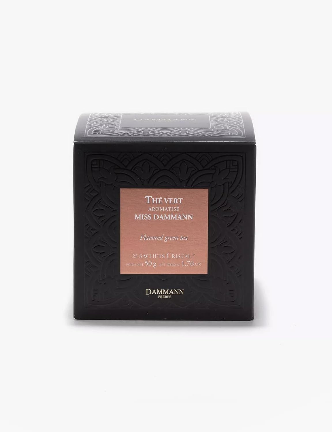 Dammann Frères - Miss Dammann 25 pliculețe Cristal - Ceai verde - Ghimbir, fructul pasiunii