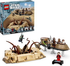 LEGO Star Wars: El Regreso del Caballero Jedi Skiff del Desierto y Pozo de Sarlacc Set de Construcción Coleccionable de Fantasía Juguete de Construcción Regalo para Niños, Niñas y Todos los Fanáticos 75396 Juegos de Construcción Besuche den LEGO-Store Default Title