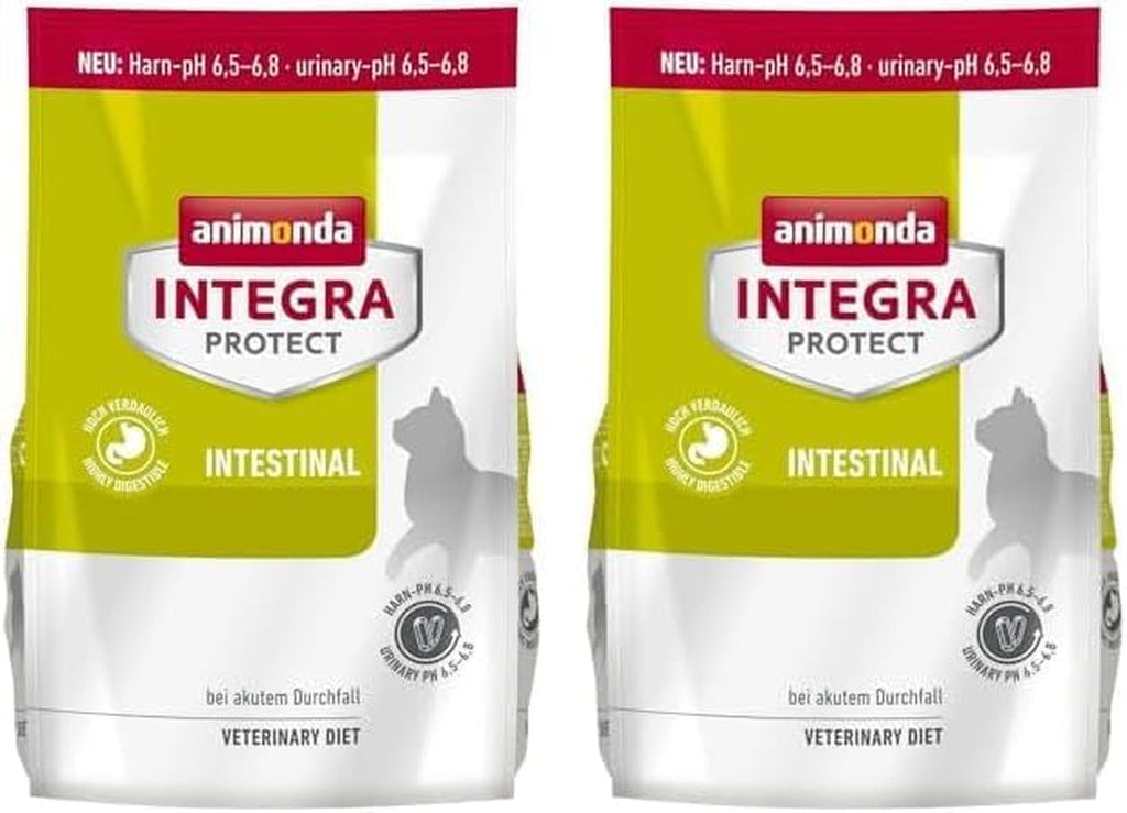 Hrană pentru pisici Intestinal (1 X 1,2Kg), recomandată de veterinari pentru diaree și vărsături, hrană de înaltă calitate pentru diaree la adulți (pachet cu 2)