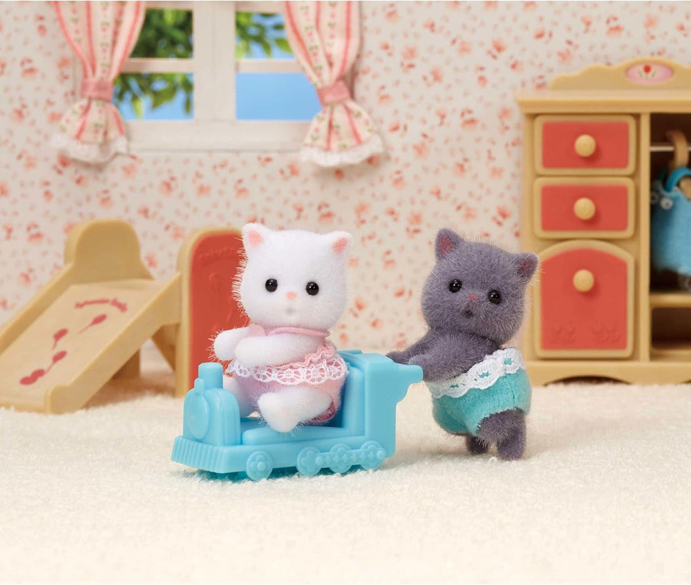 Sylvanian Families L5457 Pisici persane gemene - Figurine pentru casa de păpuși Papusi Naty Shop
