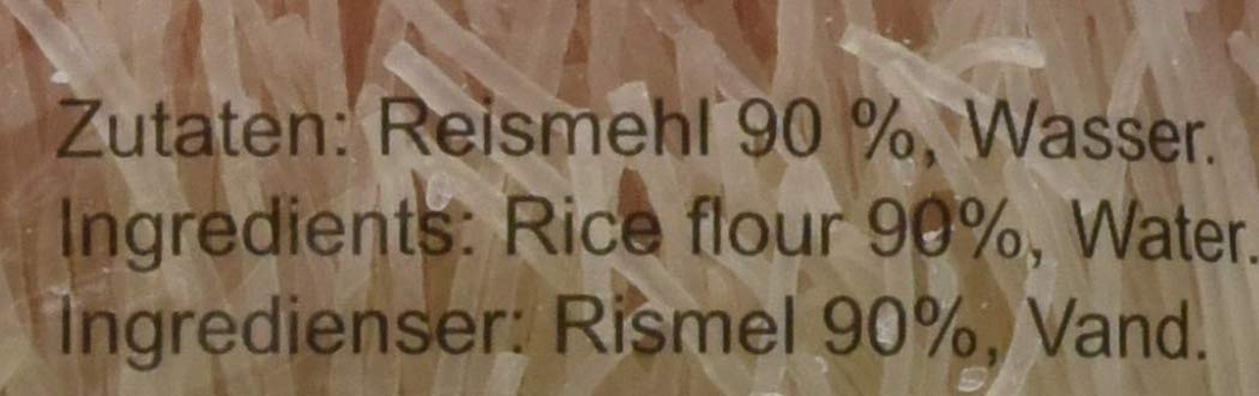 Ricefield Vermicelli Bollo Gao de 0,8 mm, paquete de 6 (6 x 400 g)