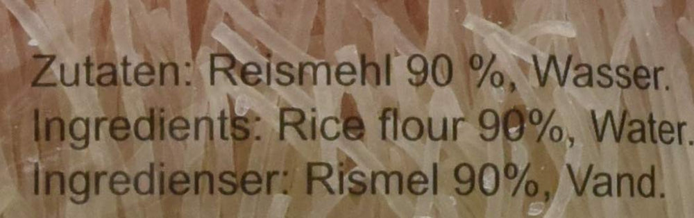 Ricefield Vermicelli Bollo Gao de 0,8 mm, paquete de 6 (6 x 400 g)