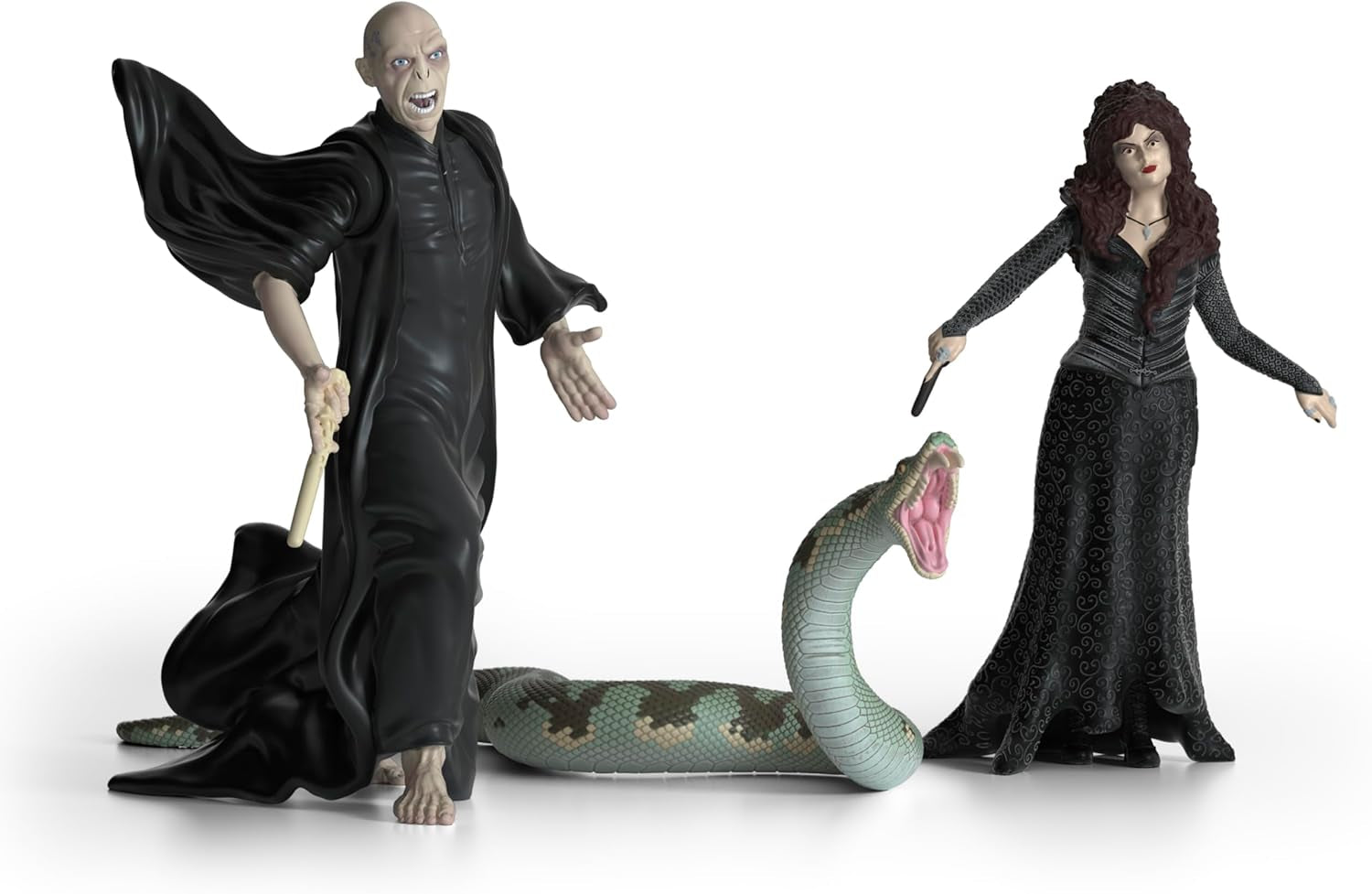 Schleich 42684 Lord Voldemort, Nagini & Bellatrix Lestrange, De la 6 ani, HARRY POTTER - figurină de joacă, 21 X 16 X 18 cm Action figures Naty Shop