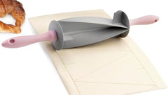 RODILLO CORTADOR DE Croissant, Plástico, gris/rosa, 18 x 18 x 10 cm