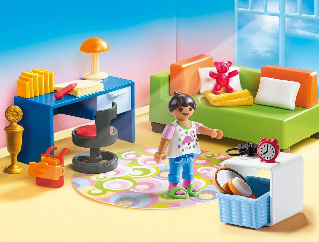 Casă de păpuși PLAYMOBIL 70209 Cameră de tineret cu figurină de fată și accesorii, de la 4 ani Casute de papusi Naty Shop