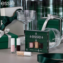 Kit Essie Mini Trio NAVIDAD, núm. 13 Señorita + núm. 49 Wicky + núm. 570 Mani Gracias, 3 x 15 ml