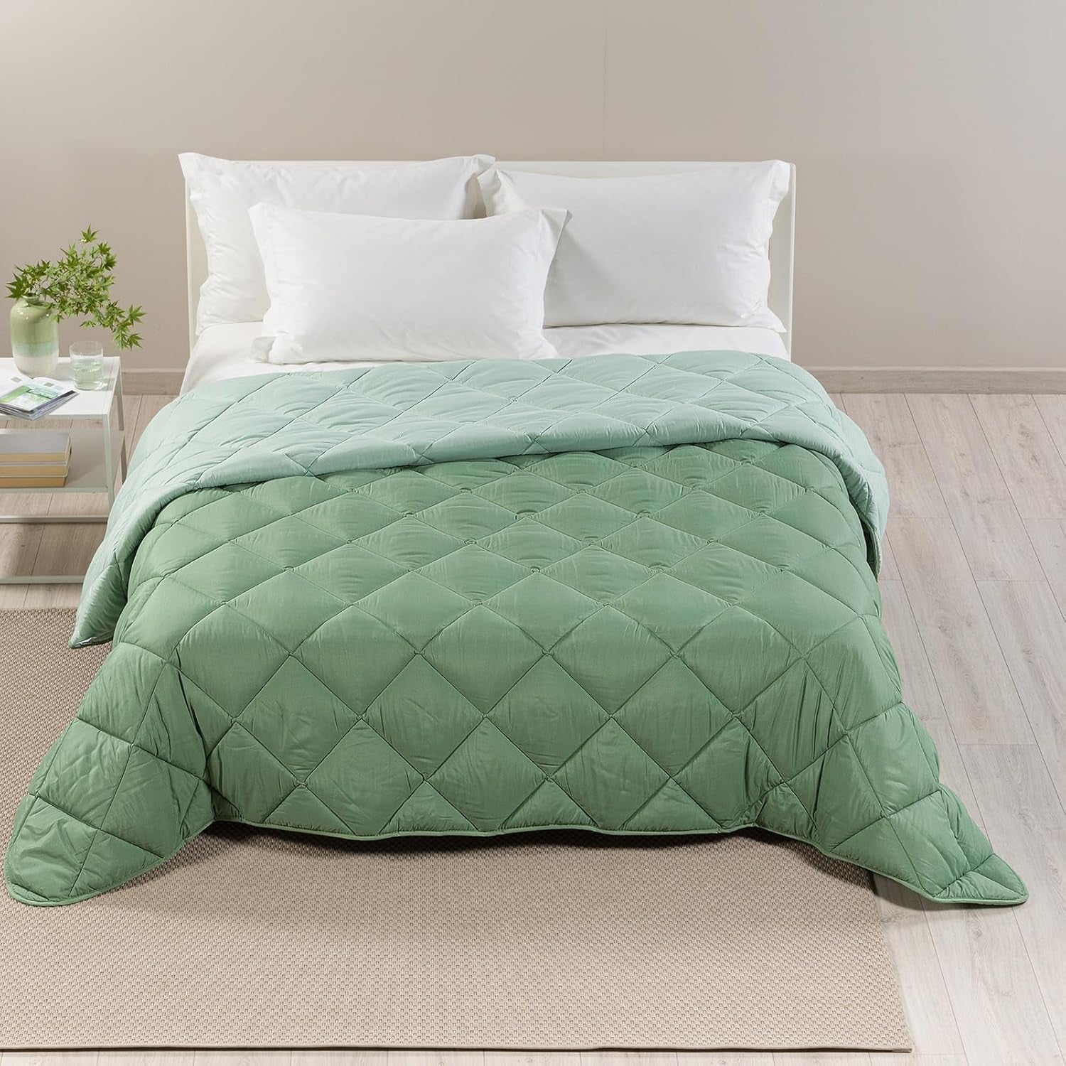 Caleffi Edredón Cama Matrimonio Invierno 260 X 265 Cm Microfibra Cama Matrimonio Invierno Suave Cómodo Acolchado Durable Lavable Hipoalergénico Edredón Made in Naty Shop Edredones y Edredones