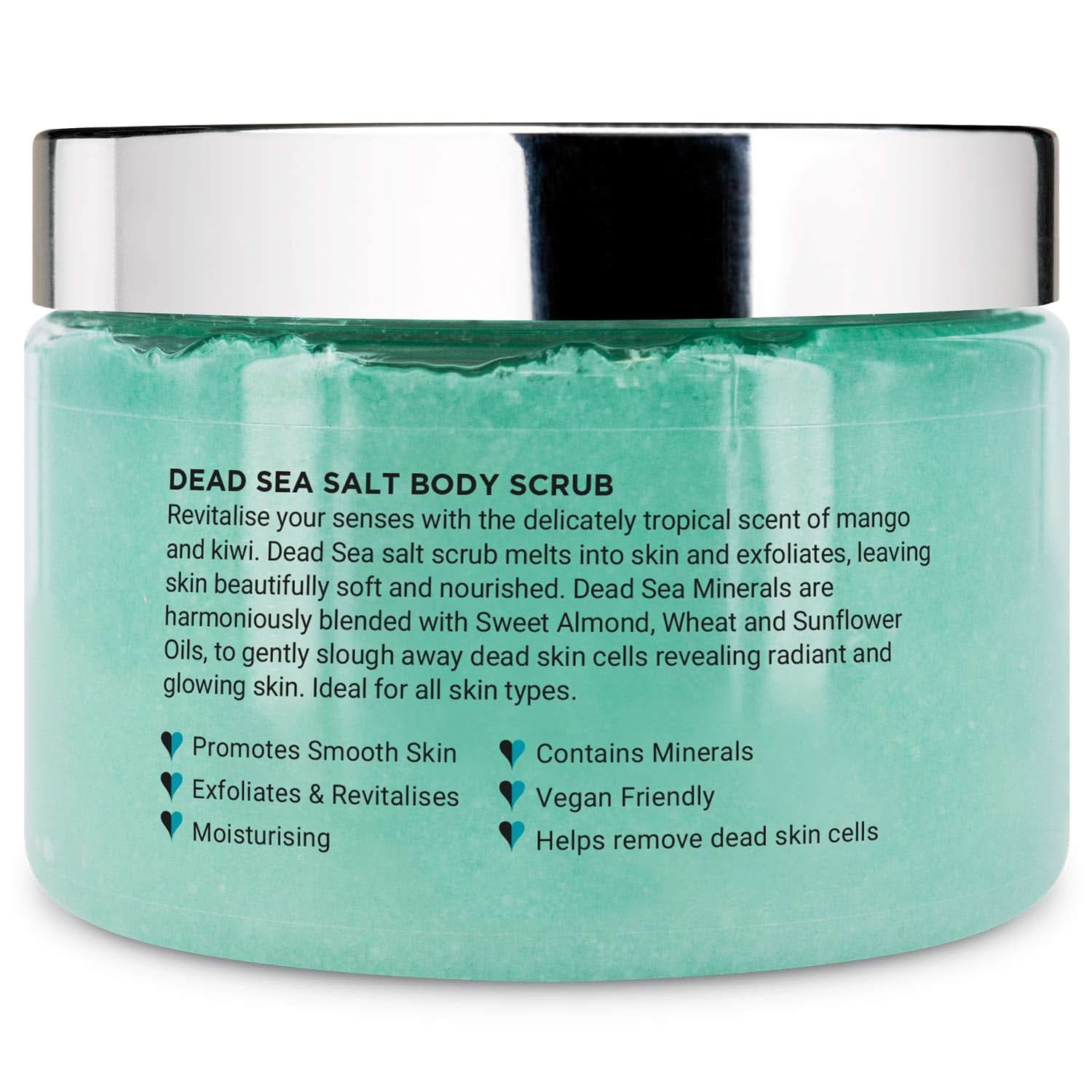 Pranaturals, Exfoliante Corporal con Sal del Mar Muerto, 500g Naty Shop