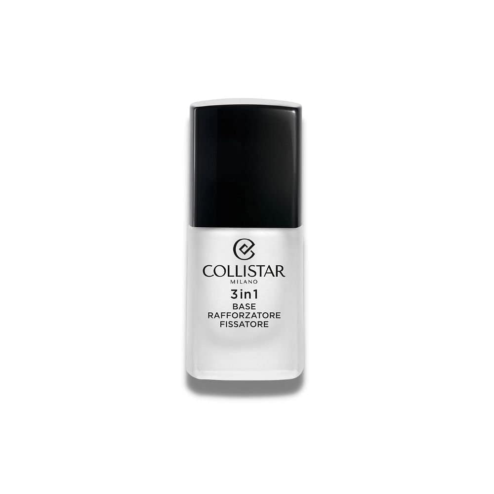 Collistar Esmalte de Uñas 3 en 1, Base, Endurecedor, Fijador, Facilita la Aplicación, Fortalece las Uñas, Intensifica el Brillo, Alarga la Durabilidad, 10ml