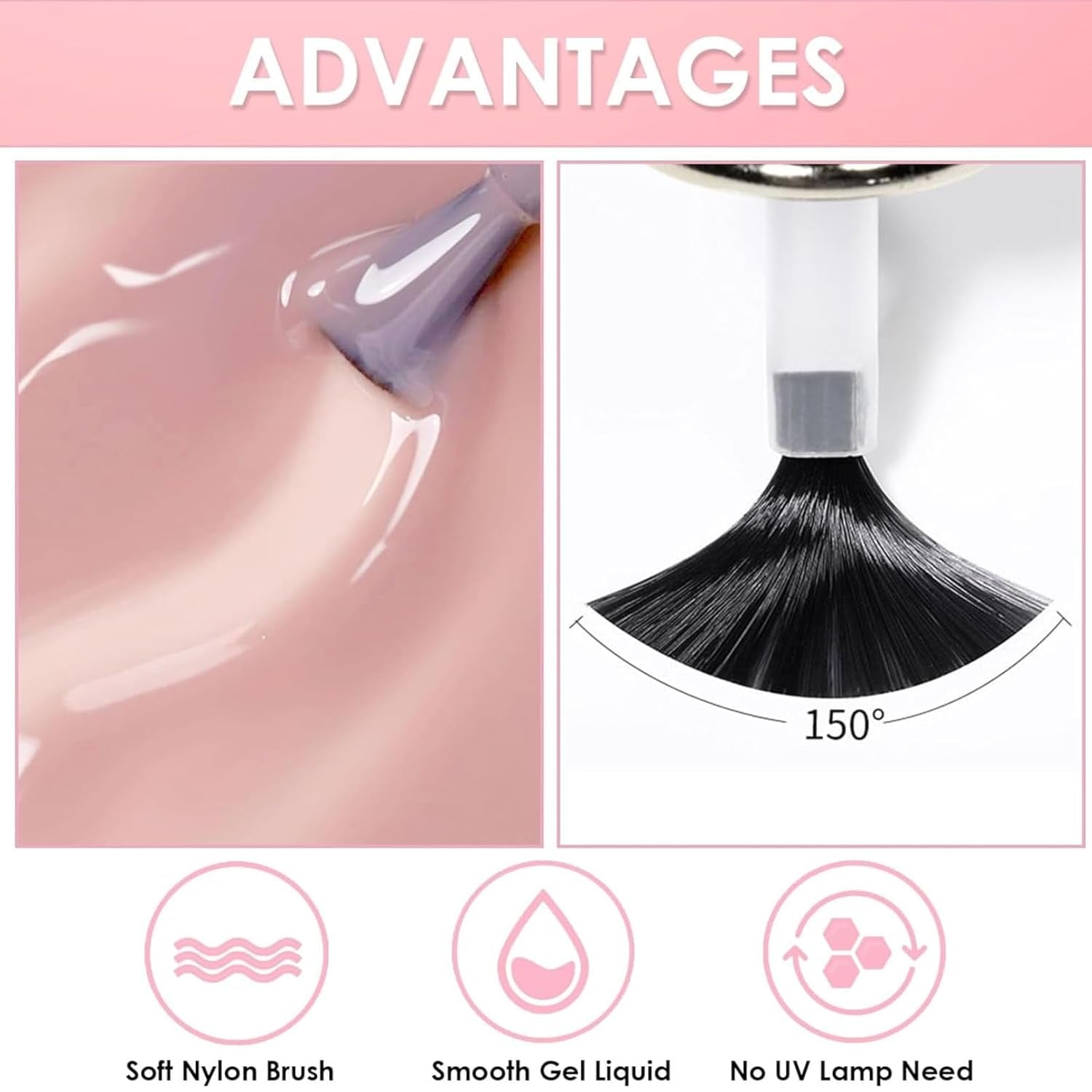 Juego de esmaltes de uñas de 4 piezas – Esmalte de uñas a base de agua de larga duración y secado rápido – Esmalte de uñas para diseño de uñas DIY (juego de 4 piezas de estilo normal desnudo)