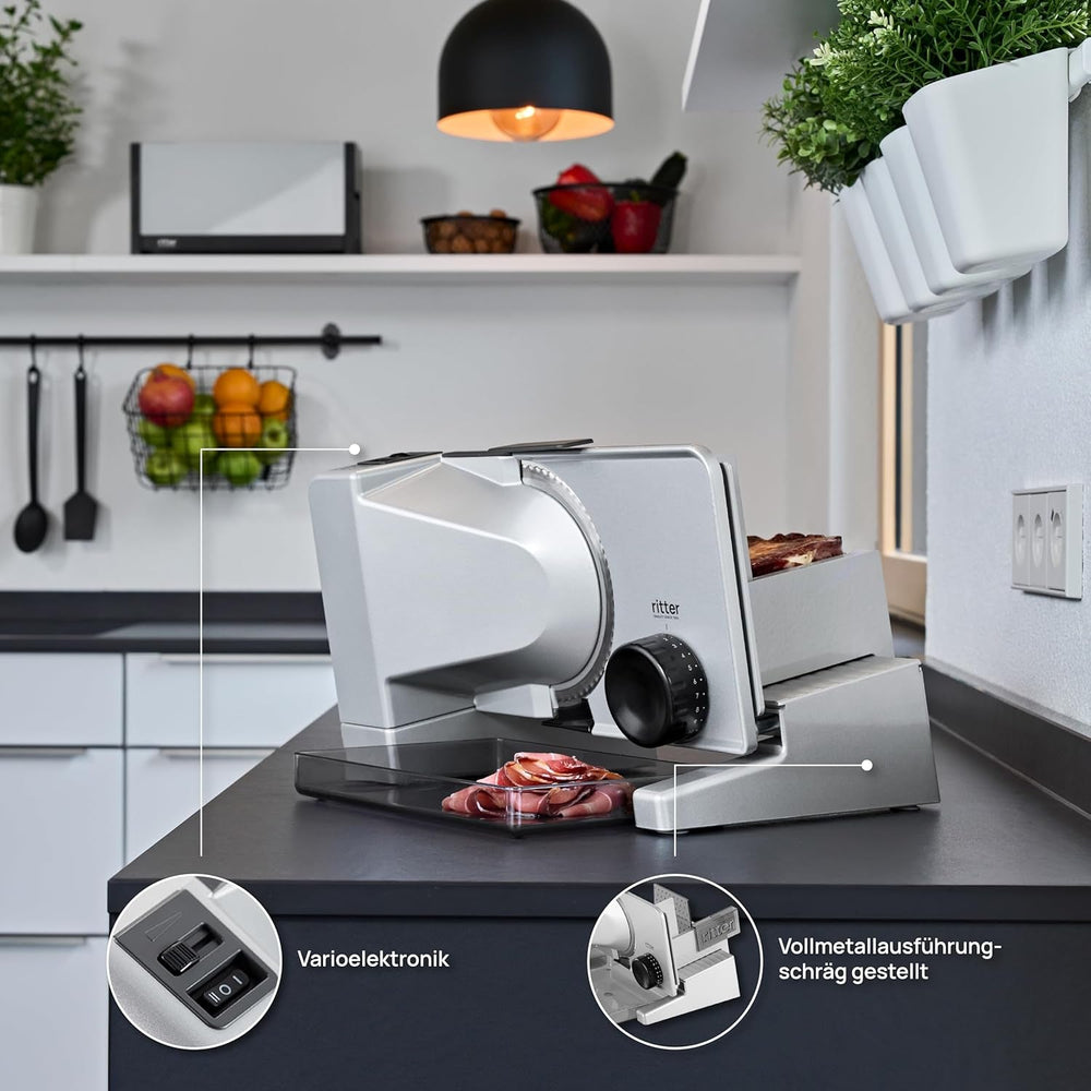 Ritter Serano 7 Duo plus Cortadora eléctrica multifuncional Rasnite y Rebanadoras Naty Shop