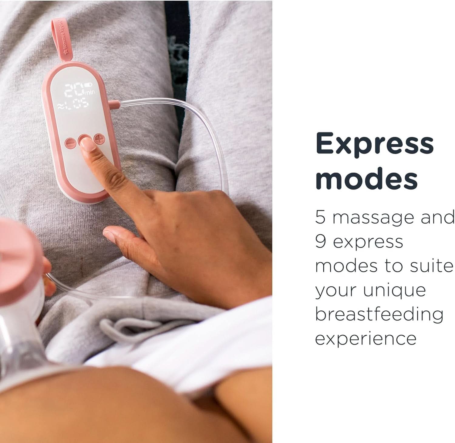 Tommee Tippee Made for Me Extractor de leche eléctrico único, fuerte succión Accesorios Alimentación y Lactancia Bebe Naty Shop