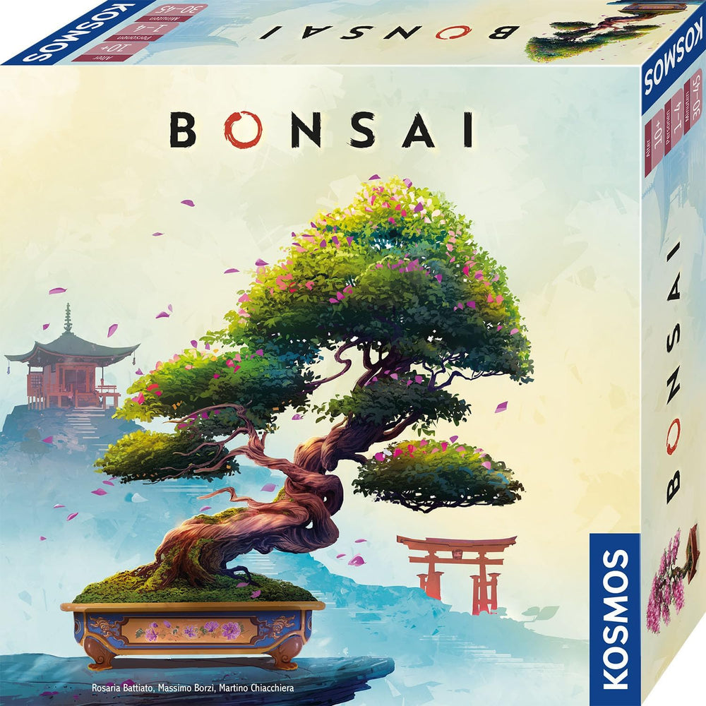 KOSMOS 684259 Bonsai, Juego de mesa táctico con reglas sencillas y una amplia gama de juegos, juego de fiesta para 1-4 jugadores a partir de 10 años.