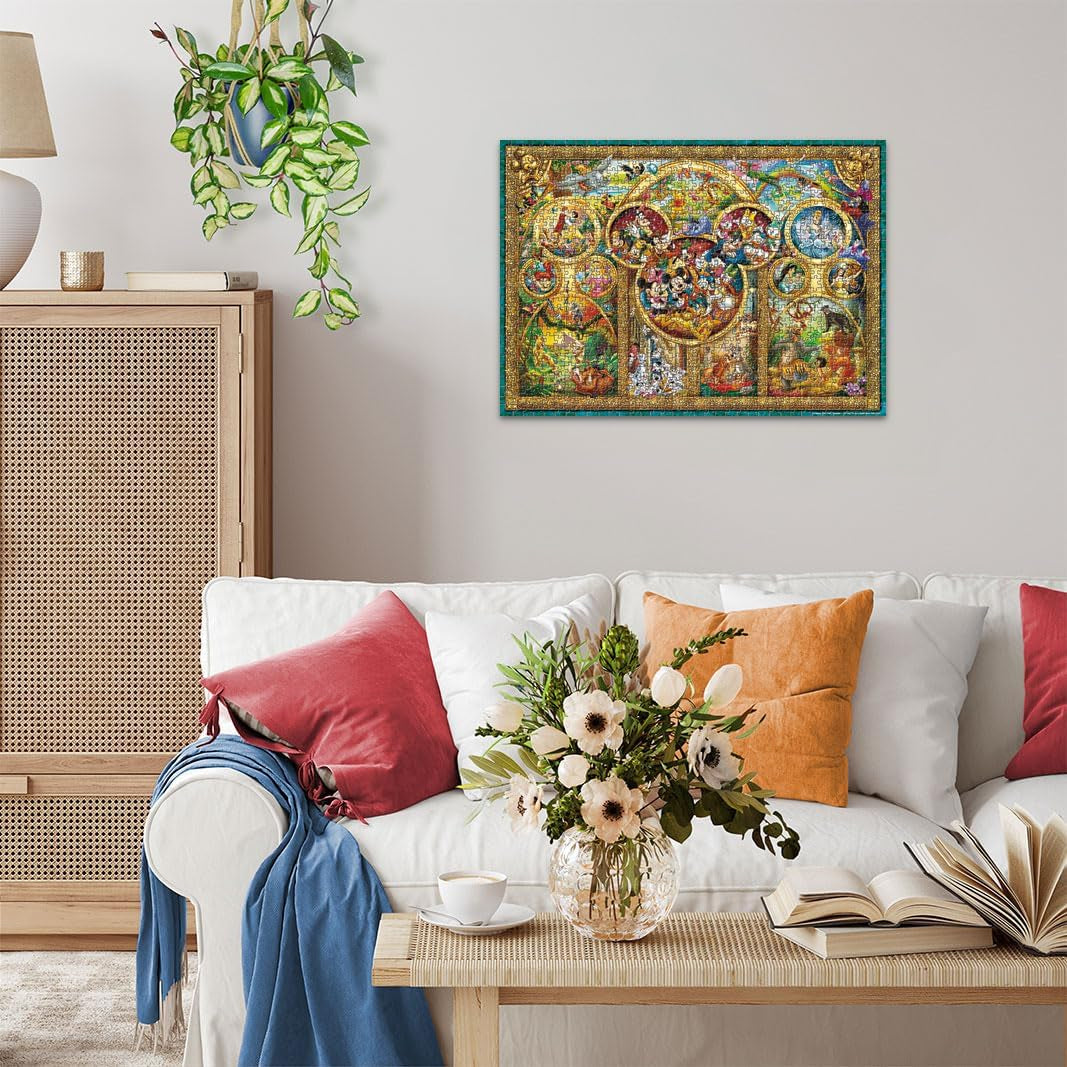 Ravensburger Puzzle 12000469 - Cele mai frumoase teme Disney - 1000 piese puzzle jigsaw Disney pentru adulți și copii de peste 14 ani Puzzle Naty Shop