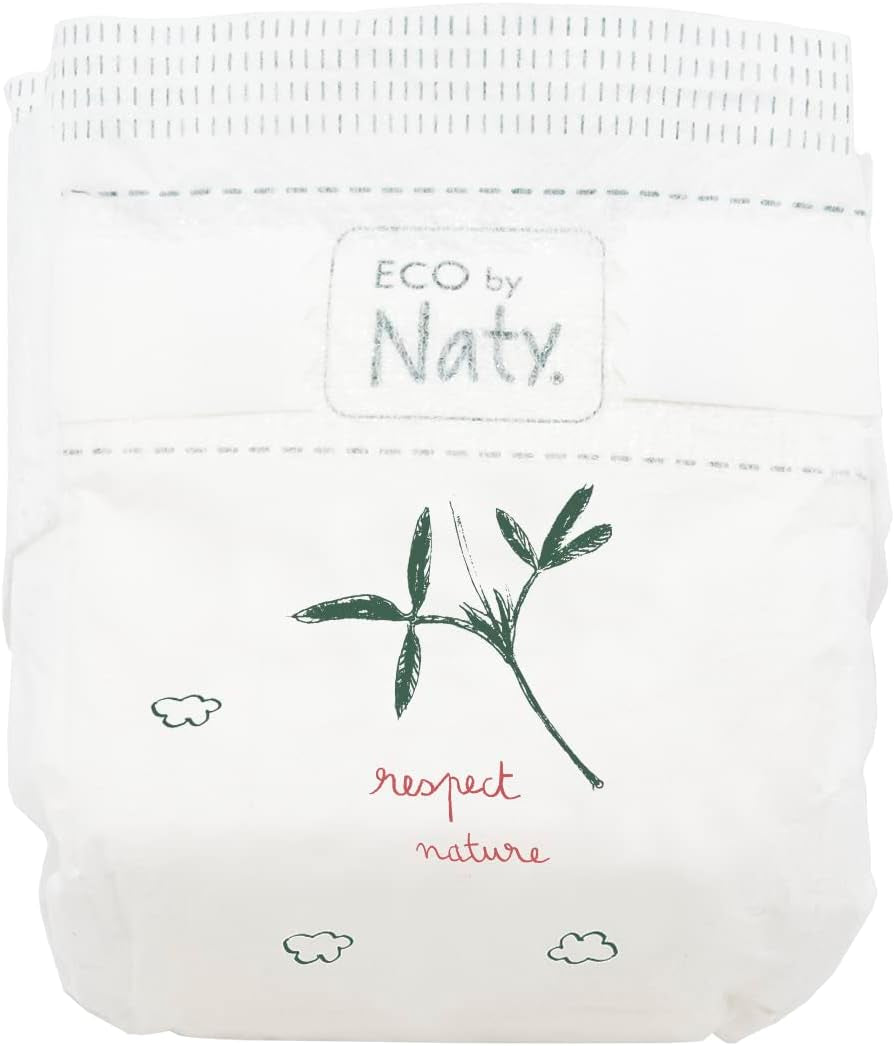 Eco by Naty Pañales Desechables Premium para Pieles Sensibles, Talla 5, 11-25 kg, (1 x 22 piezas)