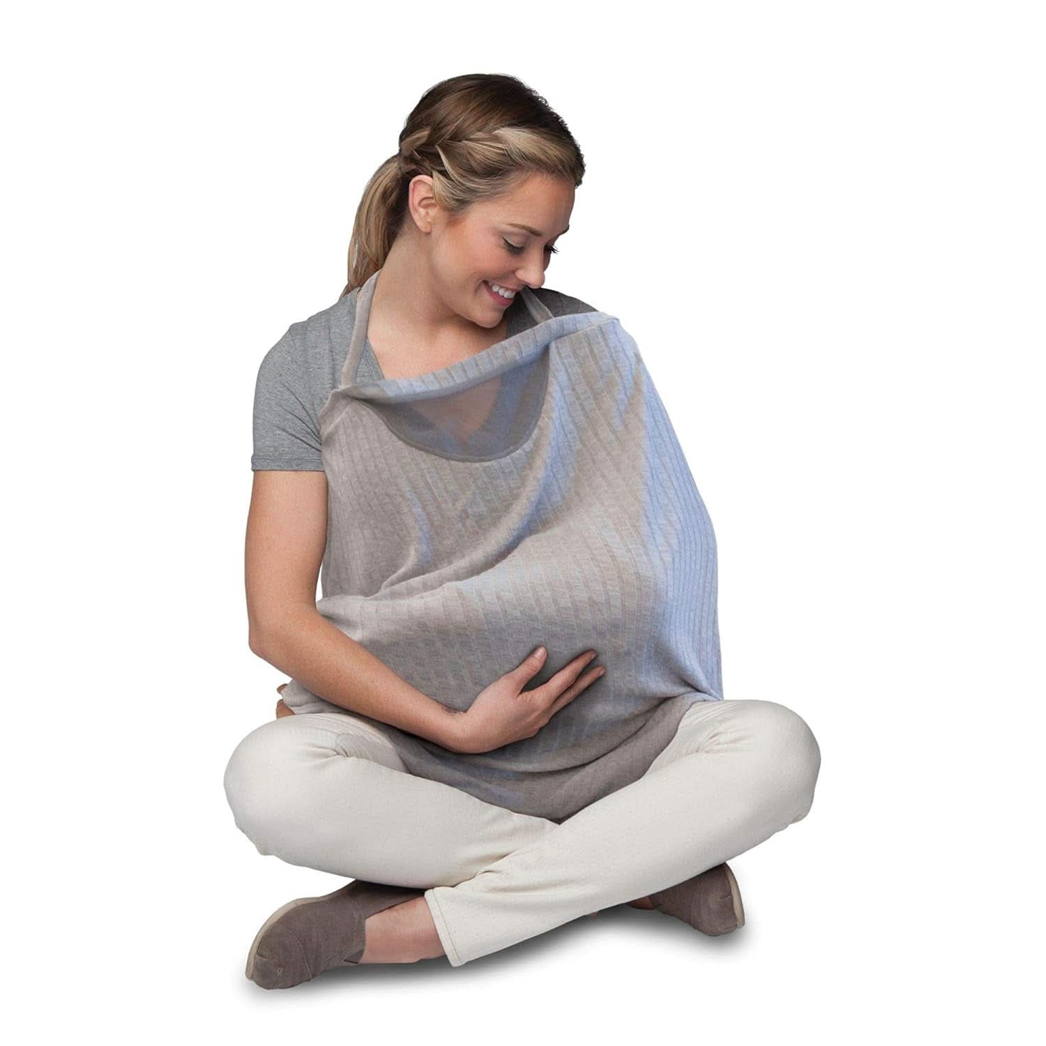 Chicco - Pañuelo de lactancia Boppy Infinity 17 Cm gris Accesorios Alimentación y Lactancia Bebe Naty Shop