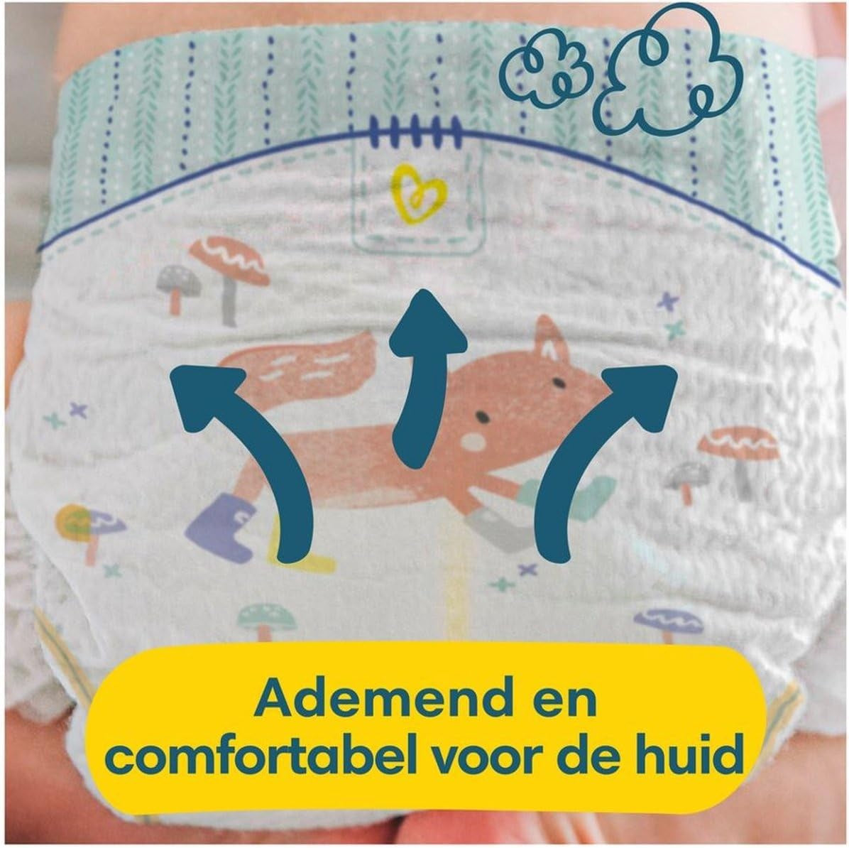 Pampers Premium Protection Talla 6, 74 pañales, 13 kg+, n.º 1 en comodidad y protección para pieles sensibles