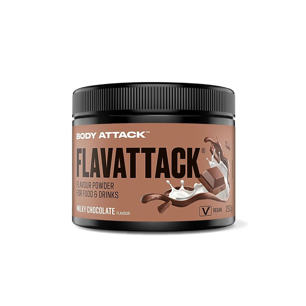Body Attack Flavattack®, Double Choc Brownie, 250G / 83 porții Arome Naty Shop 250 grame Ciocolata cu lapte