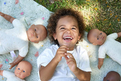 Miniland Dolls: europäische Babypuppe, 32 cm, mit weichem Stoffkörper, in Geschenkbox