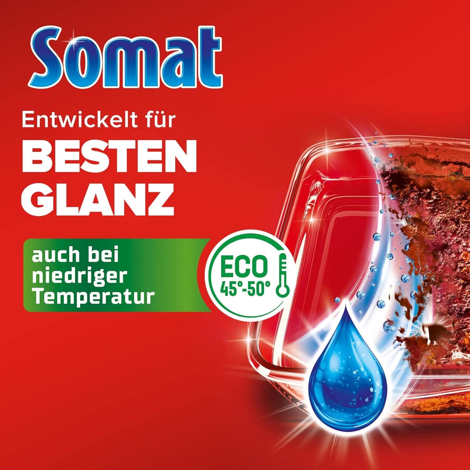 Somat All in 1 Power Gel (67 cicluri de clătire), Lichid de spălat vase pentru curățare puternică Naty Shop