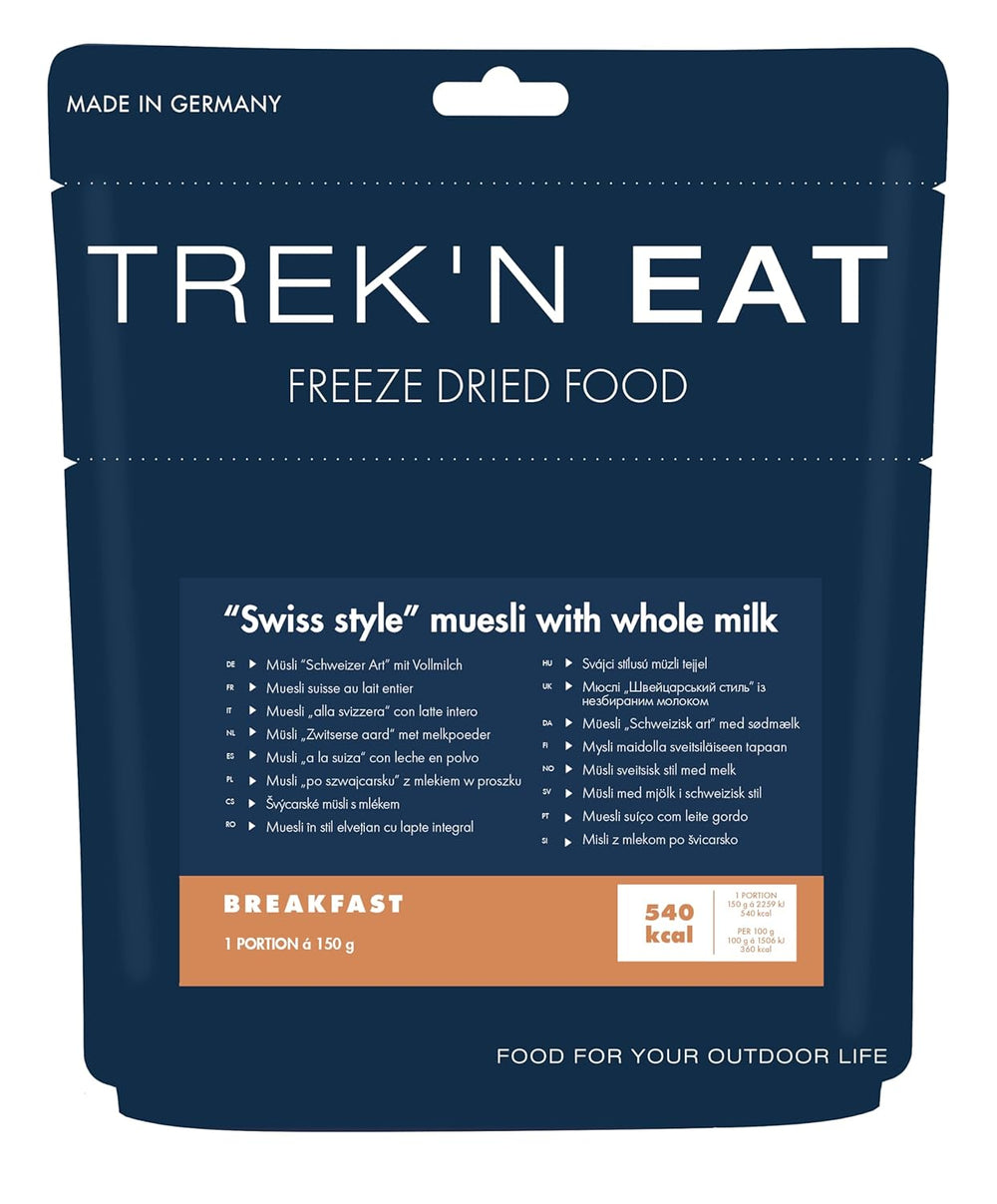 Trek'n Eat Muesli Suizo con Leche en Polvo (Pack de 2)