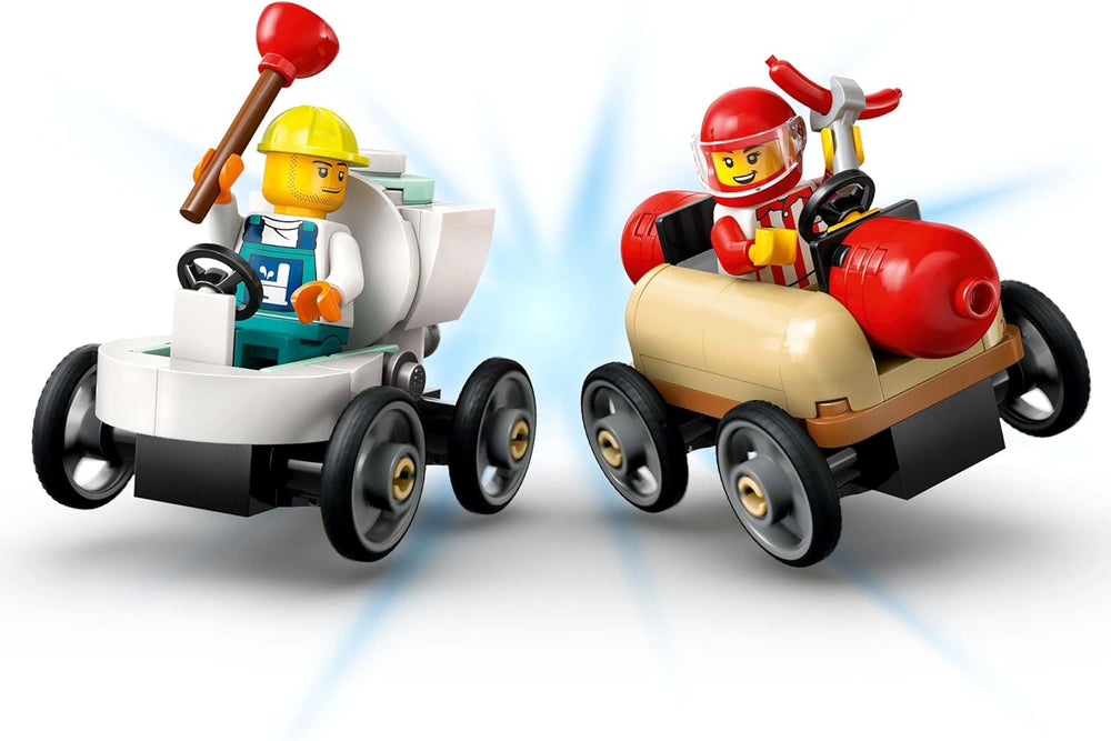 LEGO City No Limits: Carrera de Jaboneras con Rampa - Juguete de construcción para niños y niñas a partir de 6 años - Set con 2 cajas de jabón y 4 minifiguras de Racer - Idea de regalo para niños 60460 Juegos de construcción Besuche den LEGO-Store