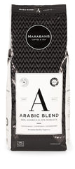 Boabe de cafea Marabans Arabic Blend, pachet de 1 kg - ARABICA 80% ROBUSTA: 20% - Textură cremoasă - Prăjire 100% naturală