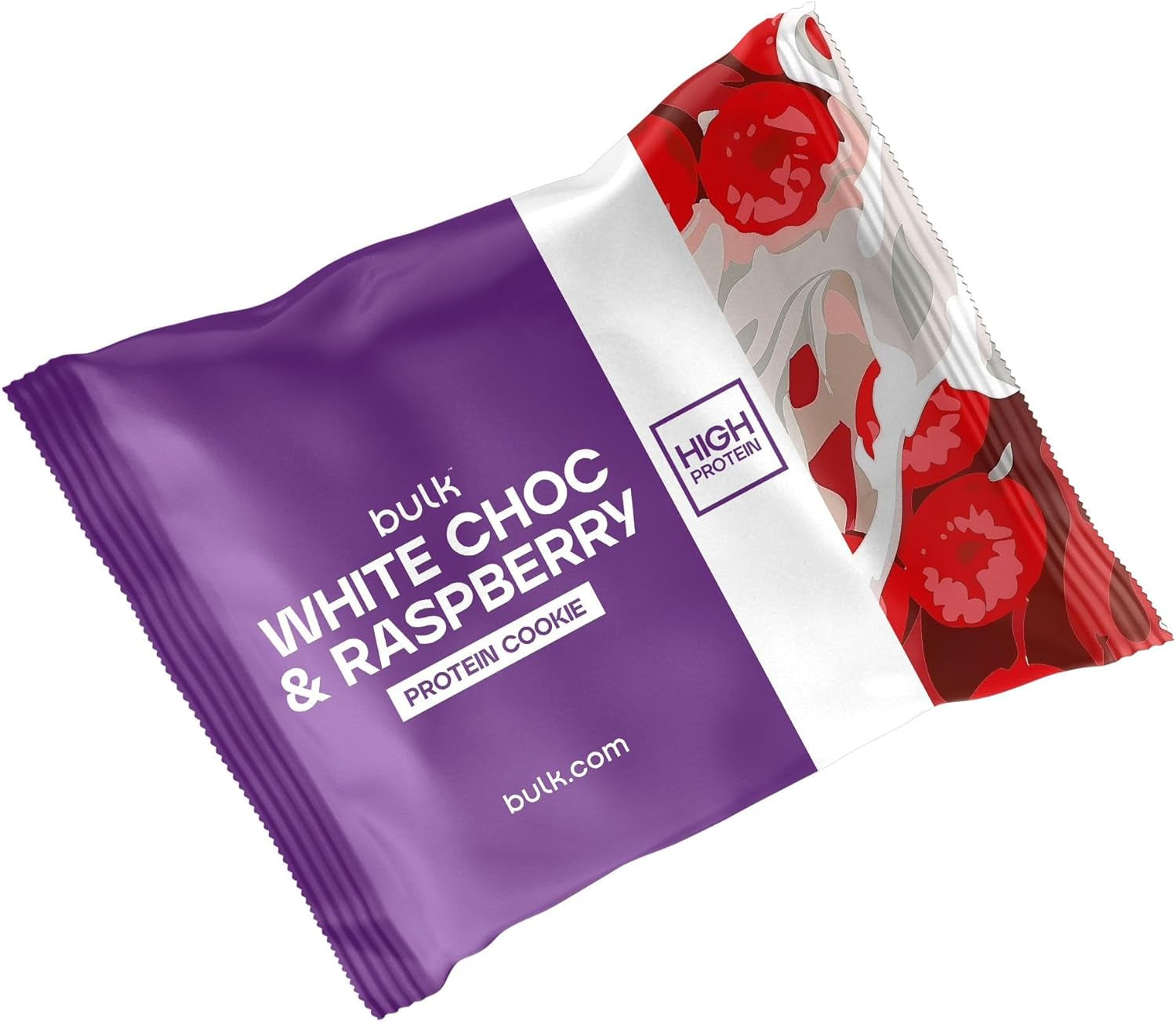 Fursec proteic vrac, biscuiți cu ciocolată albă și zmeură, 12 bucăți, ambalajul poate varia