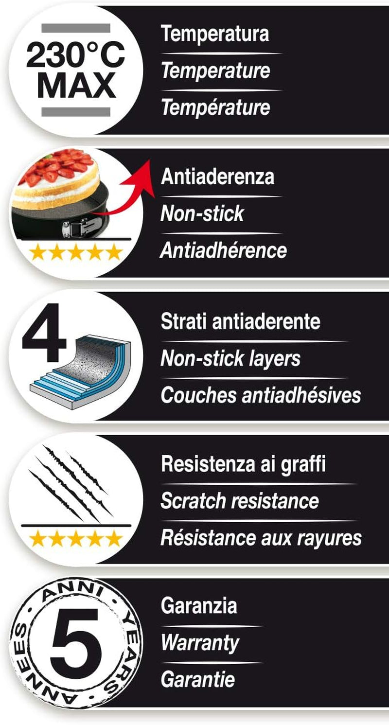 Blackstone Kuchenform 12 Muffins, Stahl, Schwarz/Grau Stein, 6 Einheiten Moldes y bandejas de horno Naty Shop