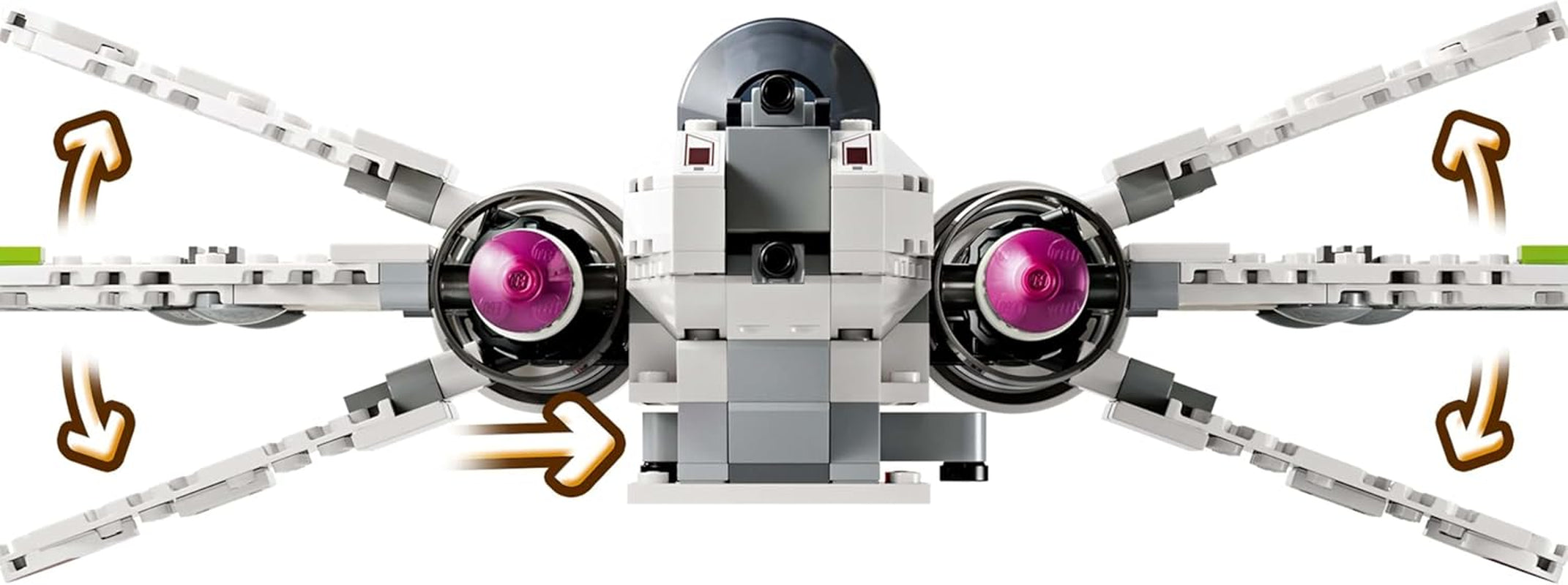 LEGO Star Wars 75402 Caza estelar ARC-170, juguete con 4 minifiguras, incluido el piloto clon y el droide R4-P44, artículo de colección, regalo para fans de La Venganza de los Sith y juegos de construcción para niños y niñas a partir de 9 años Beuche den LEGO-Store