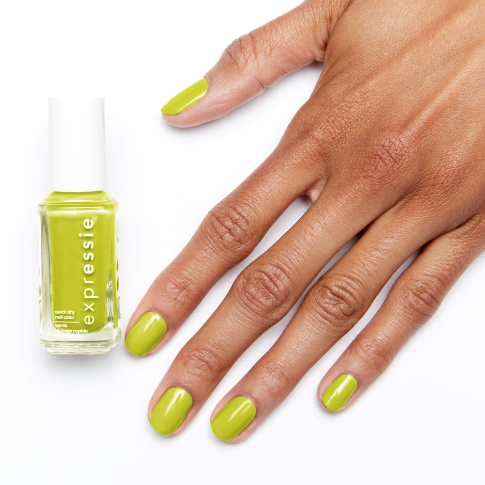 Essie esmalte de uñas de secado rápido "expression", fórmula vegana sin ingredientes animales, núm. 565 momento del personaje principal, verde, 1 x 10 ml