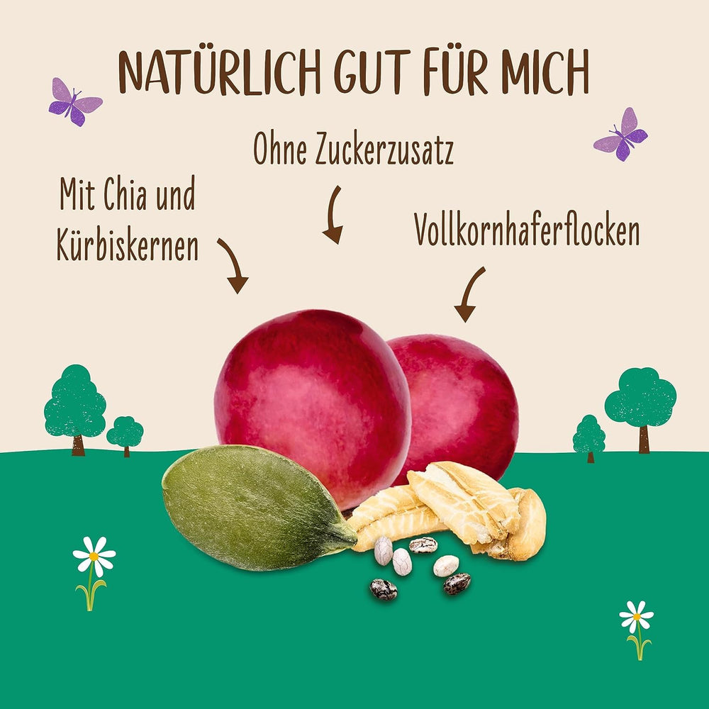 Allos muesli proteico sin azúcar | Muesli orgánico | Avena | Cereales para el desayuno | Vegano (5 x 450 g), 1 pieza (paquete de 5)