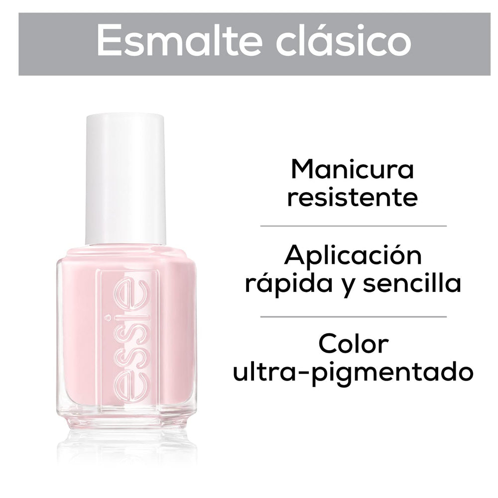 Esmalte de uñas Essie para uñas de colores intensos, núm. 497 ropa opcional, nude, 13,5 ml