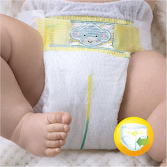 Pampers Pañales Premium Protection para recién nacidos, paquete Jumbo, talla 1, 72 piezas