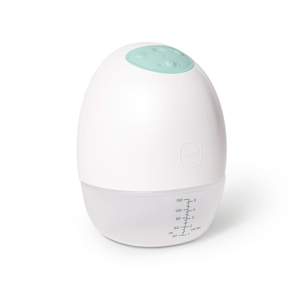 MAM Move Sacaleches portátil con 3 modos de funcionamiento y 5 niveles de intensidad, carcasa de silicona Skinsoft, regulable en 4 tamaños Accesorios Alimentación y Lactancia Bebe Naty Shop