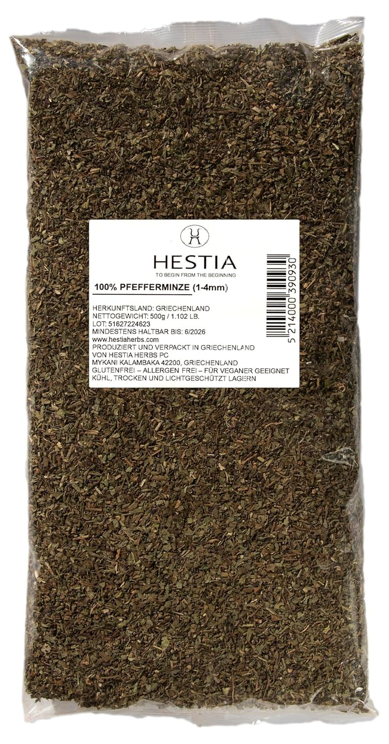 Hestia Herbs Griechischer getrechtenter Orégano 500 g, Libre de alérgenos – Vegano – Libre de GVO