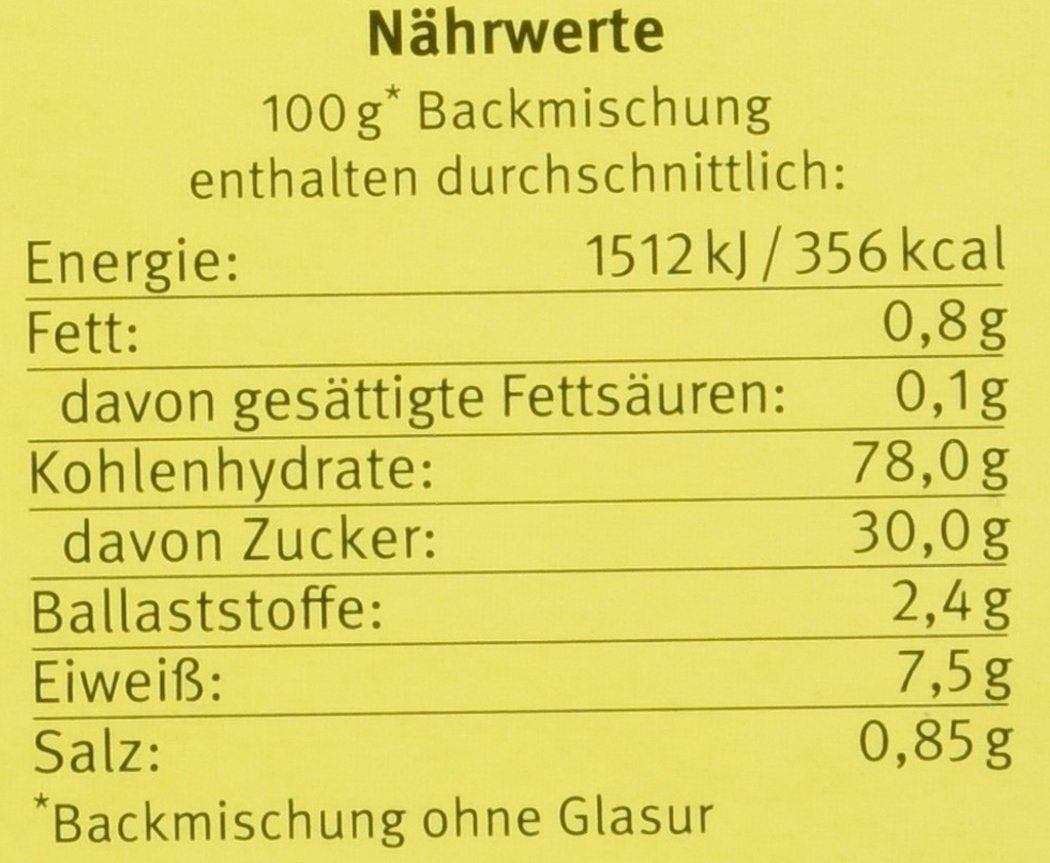 Prăjitură cu lămâie și speltă Demeter, pachet de 6 (6 x 485 g)