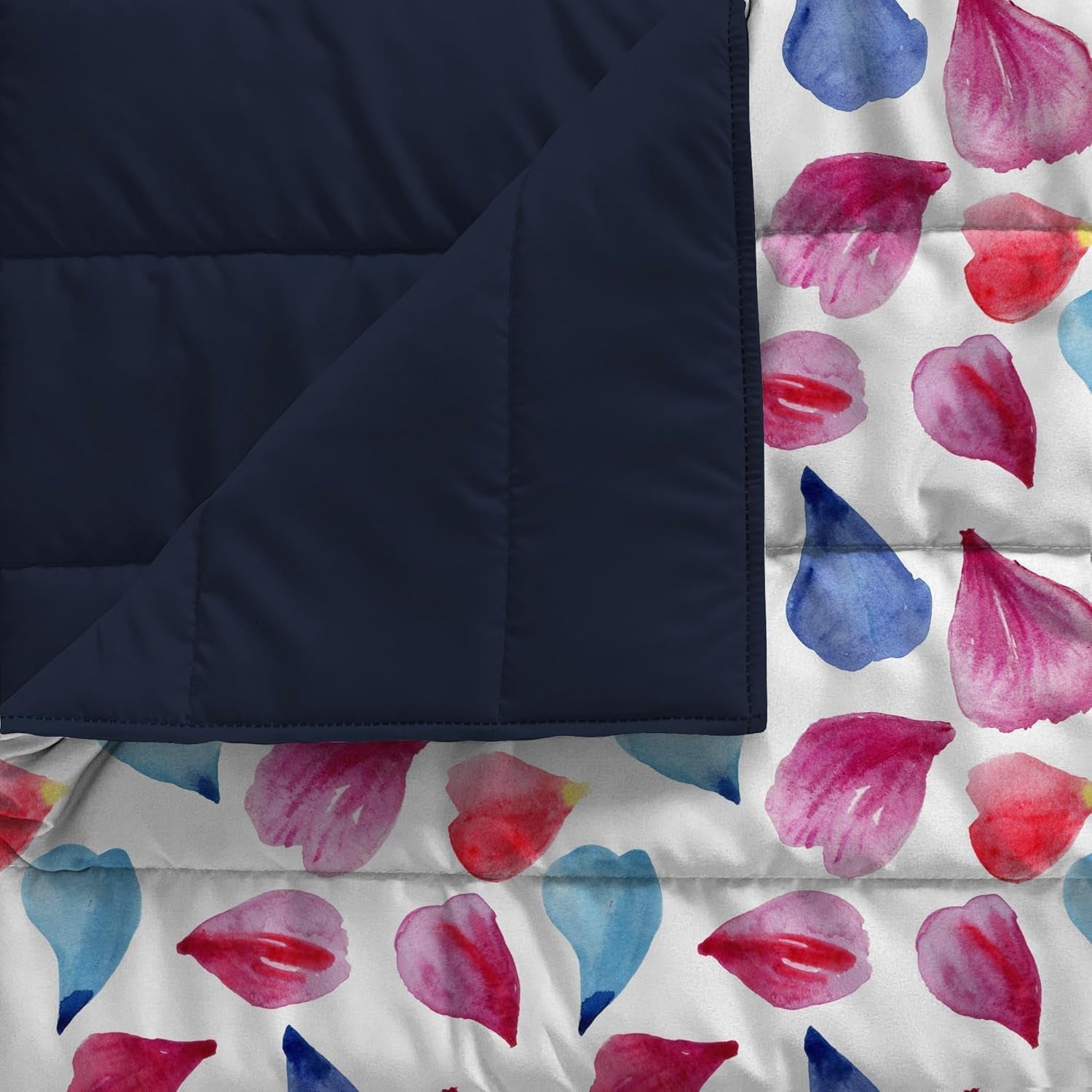 Colcha de Verano Estampada Fantasía, Relleno de Poliester, Pétalos, 260X270Cm Edredones y Edredones Naty Shop