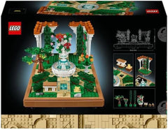 LEGO Icons Fountain Garden - Set de construcción en miniatura para adultos con hojas, cipreses, árboles, enredaderas y flores - Idea creativa de regalo de cumpleaños, regalo de inauguración de la casa para mujeres y hombres - 10359 Juegos de construcción Beuche den LEGO-Store