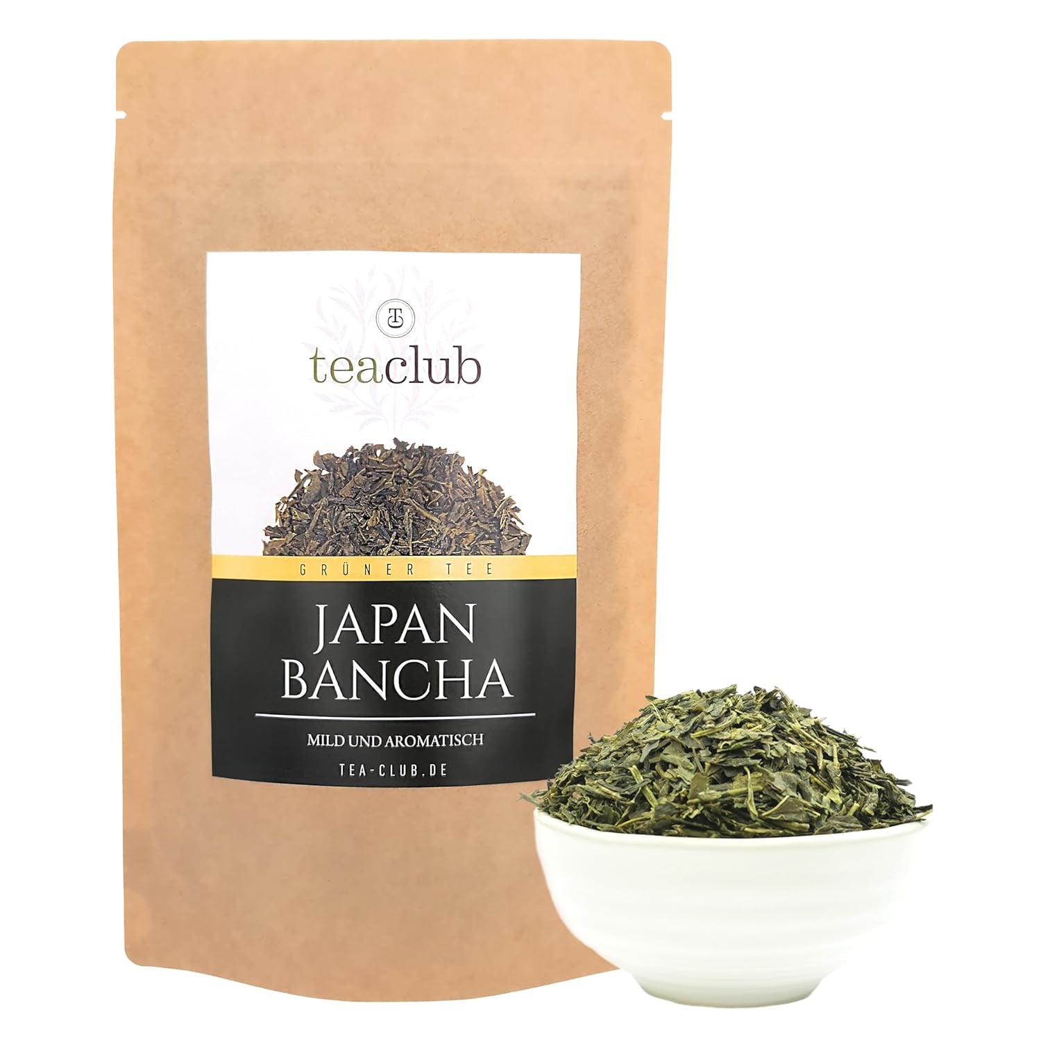 Ceai verde japonez Bancha vrac 100 g, ceai verde japonez aromat și delicat, Teaclub Green Tea