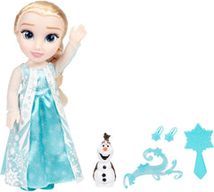 Disney Die Eiskönigin - Frozen - Singende ELSA Puppe 35 cm, singt „Let It Go“, inklusive Zubehör für zusätzlichen Spielspaß, perfekt Mädchen ab 3 Jahren, 225306, Türkis