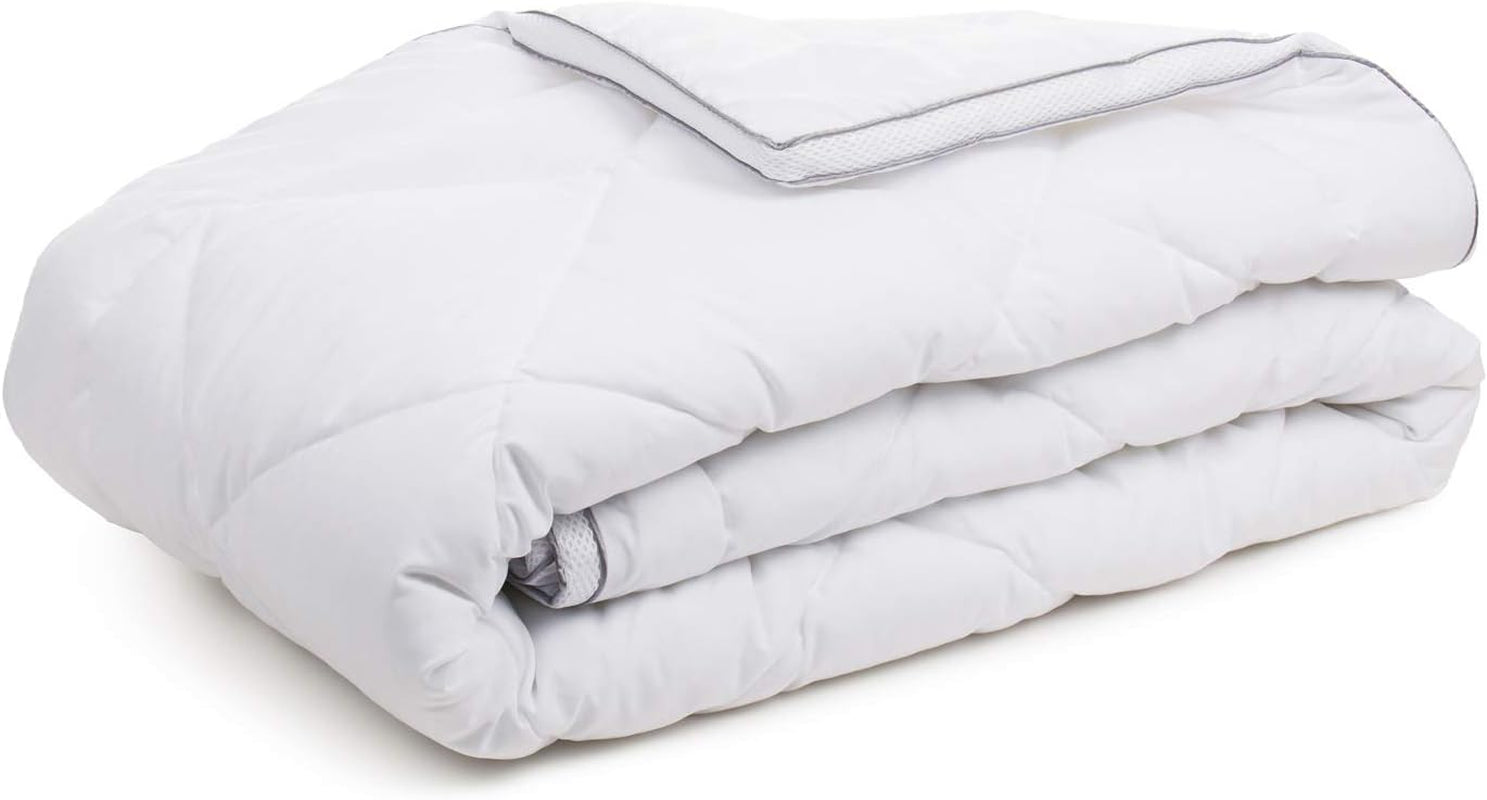 Gözze - Edredón De 4 Estaciones, Juego De 2, Edredón De Verano + Edredón De Otoño/Primavera, Edredón Transpirable Con Cinta Climática, 135 X 200 Cm - Blanco Naty Shop Edredones Y Edredones Manta Para Todas Las Estaciones De 155 X 220 Cm