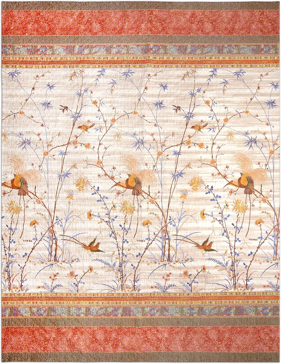 Cuvertură de pat Bassetti Fong, 100 57 fire per cm² / umplutură: 100% bumbac pur, crem, 220X255 cm Paturi si Cuverturi Bassetti Bej 220X255 Cm