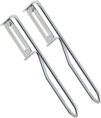 Pelador universal Fackelmann, hoja de acero inoxidable Pelador Naty Shop Pelador económico Set 2 piezas