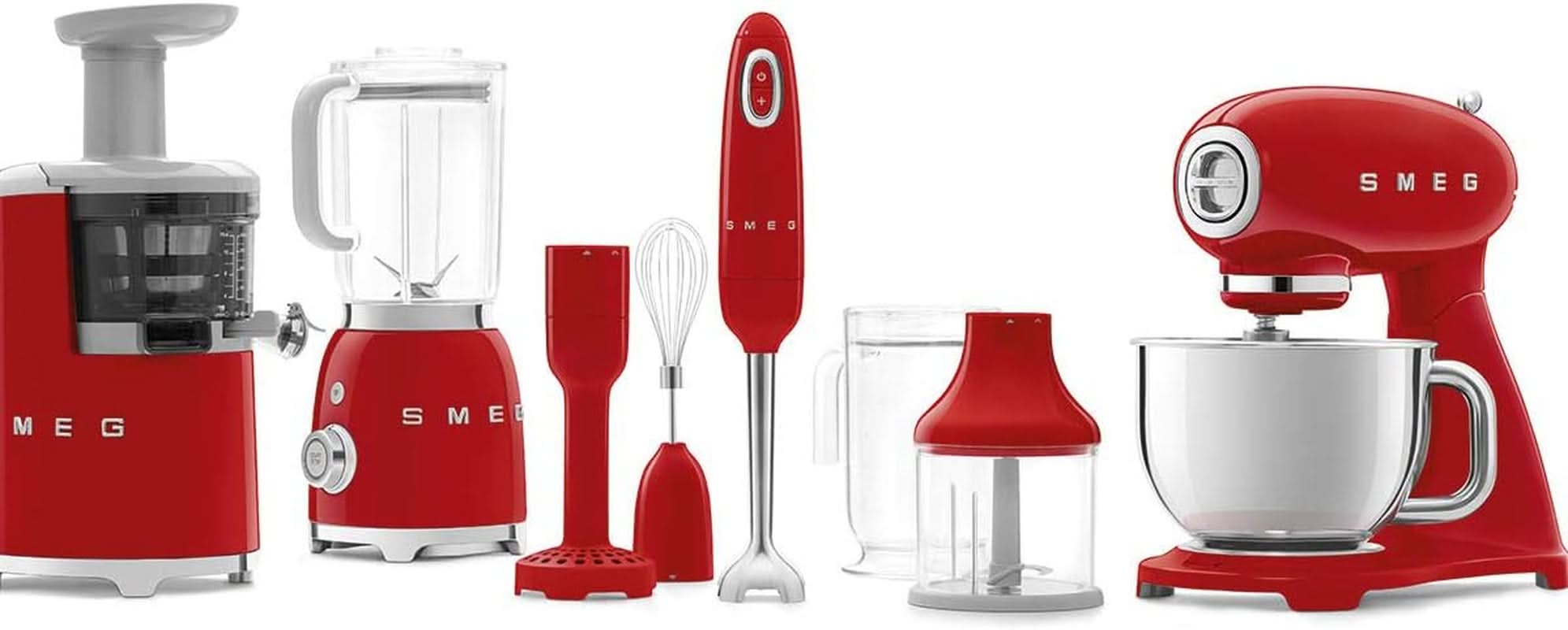 Smeg BLF01RDEU Batidora, Rot Madre e Hijo Naty Shop
