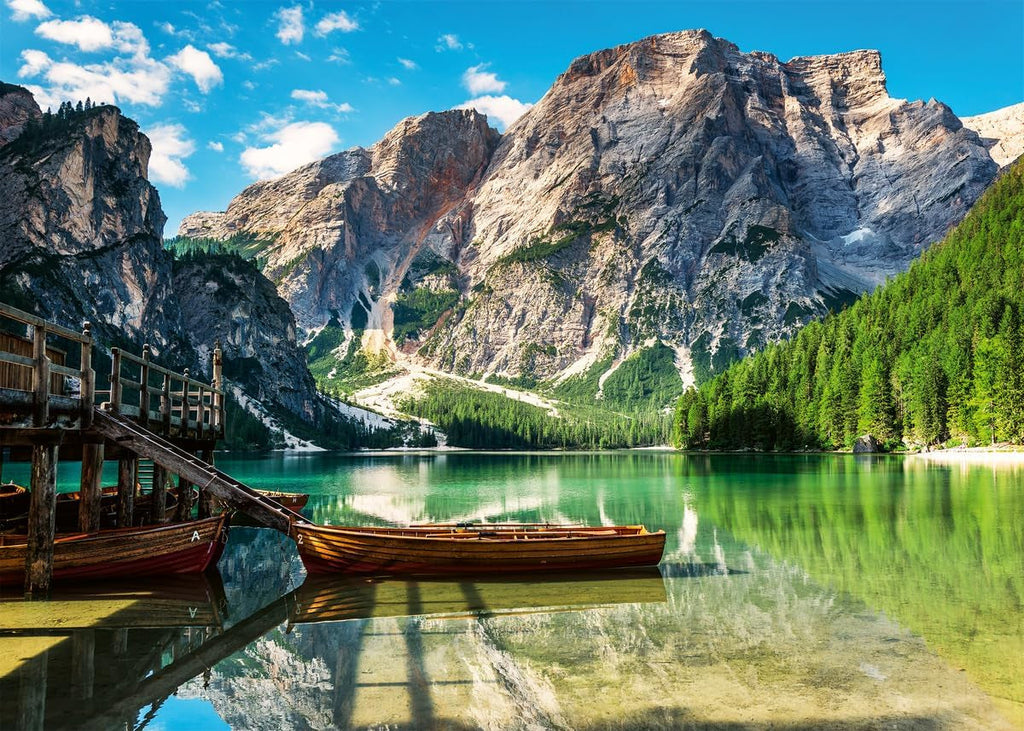 Ravensburger Puzzle 12000363 1000 piese - Pragser Wildsee, Dolomiți, Tirolul de Sud - puzzle jigsaw pentru adulți și copii cu vârsta de 14 ani și peste, puzzle cu motiv de peisaj, [Exclusiv pe Amazon] Puzzle Naty Shop Design nou