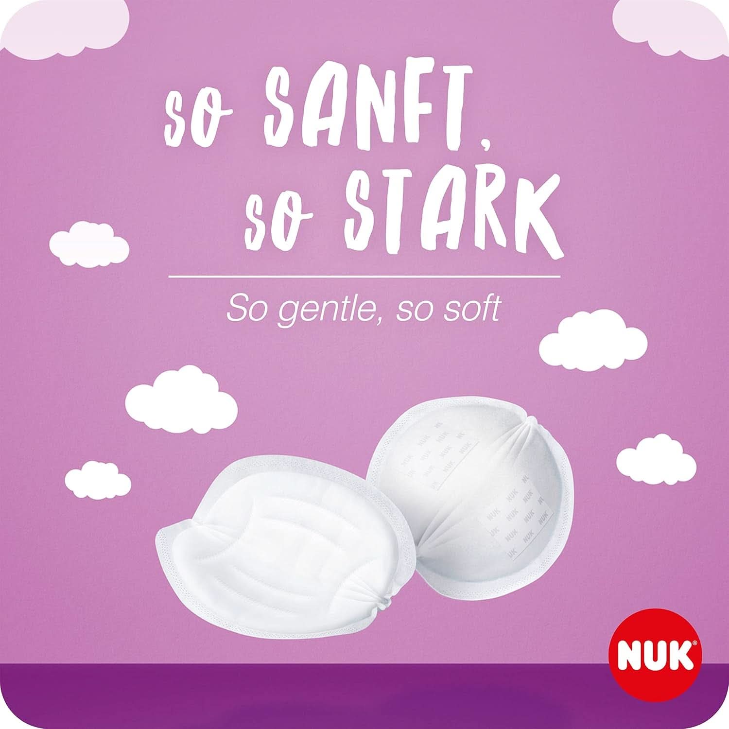 NUK Einweg-Stilleinlagen Mit Sofort-Saugvlies de alto rendimiento | Einlagen Zum Stillen | Embalaje incluido | +40% más potencia de succión | 60 piezas Alimentación infantil y accesorios de lactancia Naty Shop
