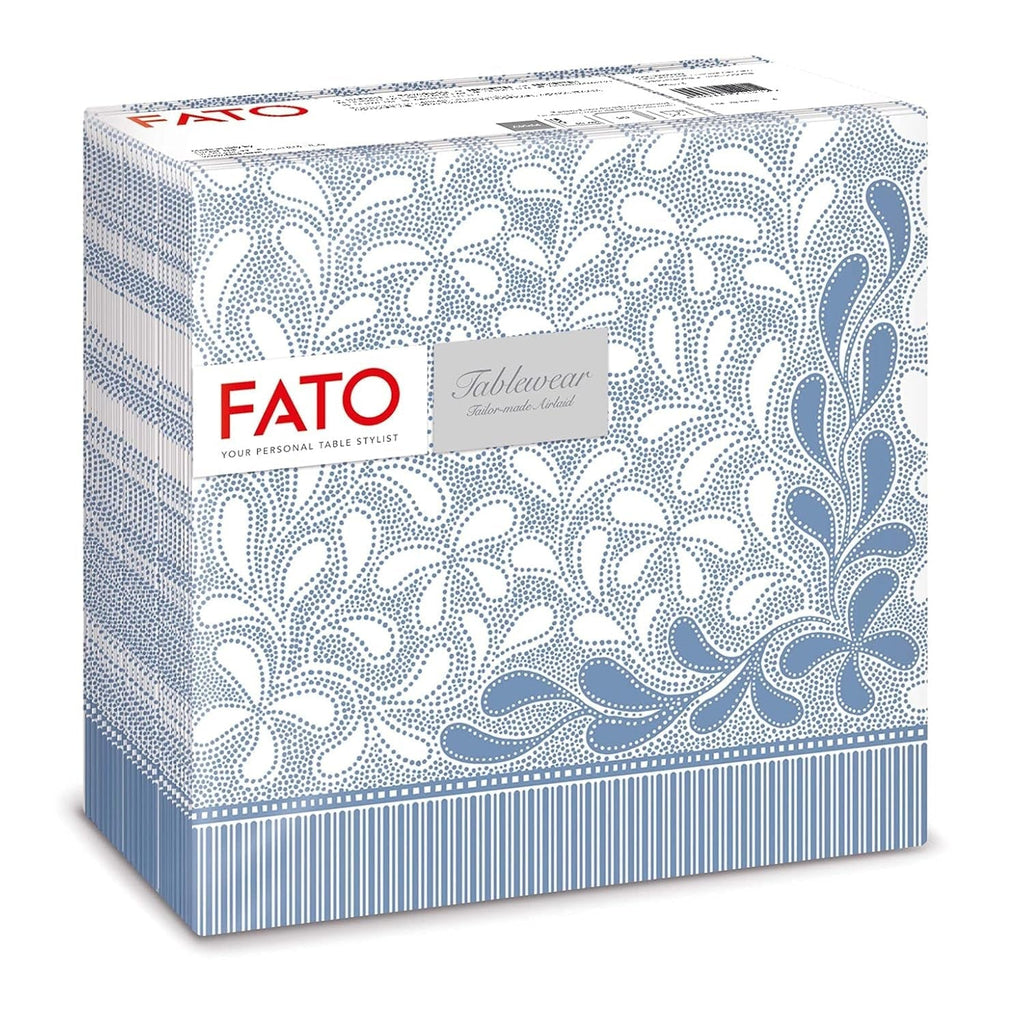 Fato - Șervețele din hârtie uscată, airlaid, efect textil, pachet cu 50 de șervețele, format 40X40 pliate în 4, Tropicana Decor
